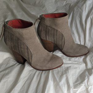 Coach laser cut booties - 8.5
